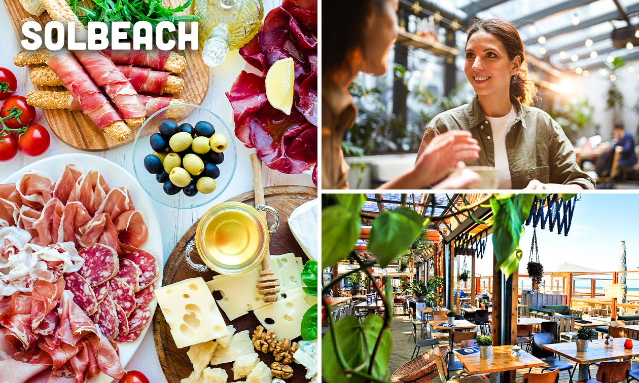 Borrelplank naar keuze bij Solbeach