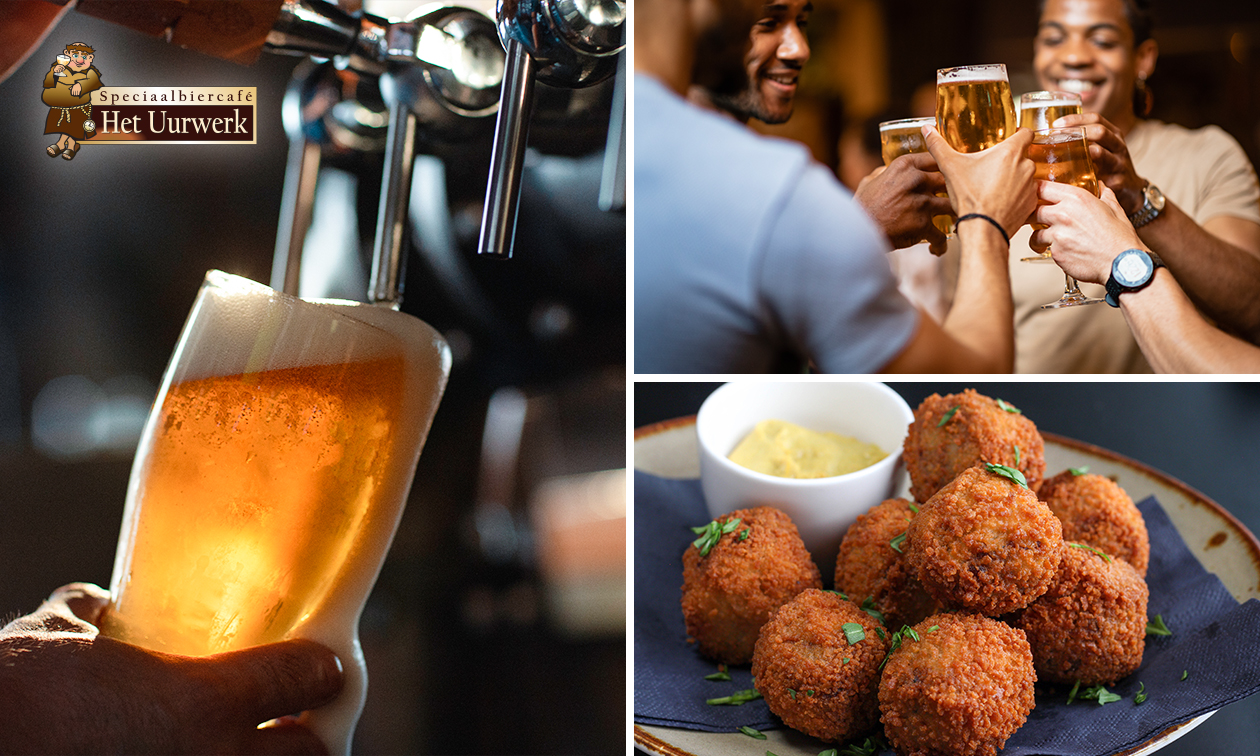 High beer + portie bitterballen bij Speciaalbiercafé Het Uurwerk