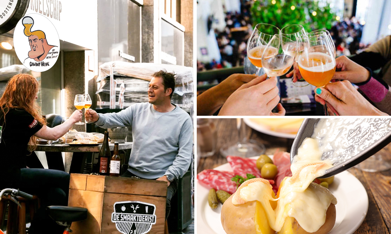 Raclette + 5 bieren bij een stadsbrouwerij