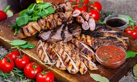 Luxe mixed grill bij Steakhouse Marina