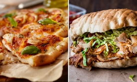 Broodje of pizza naar keuze + frisdrank