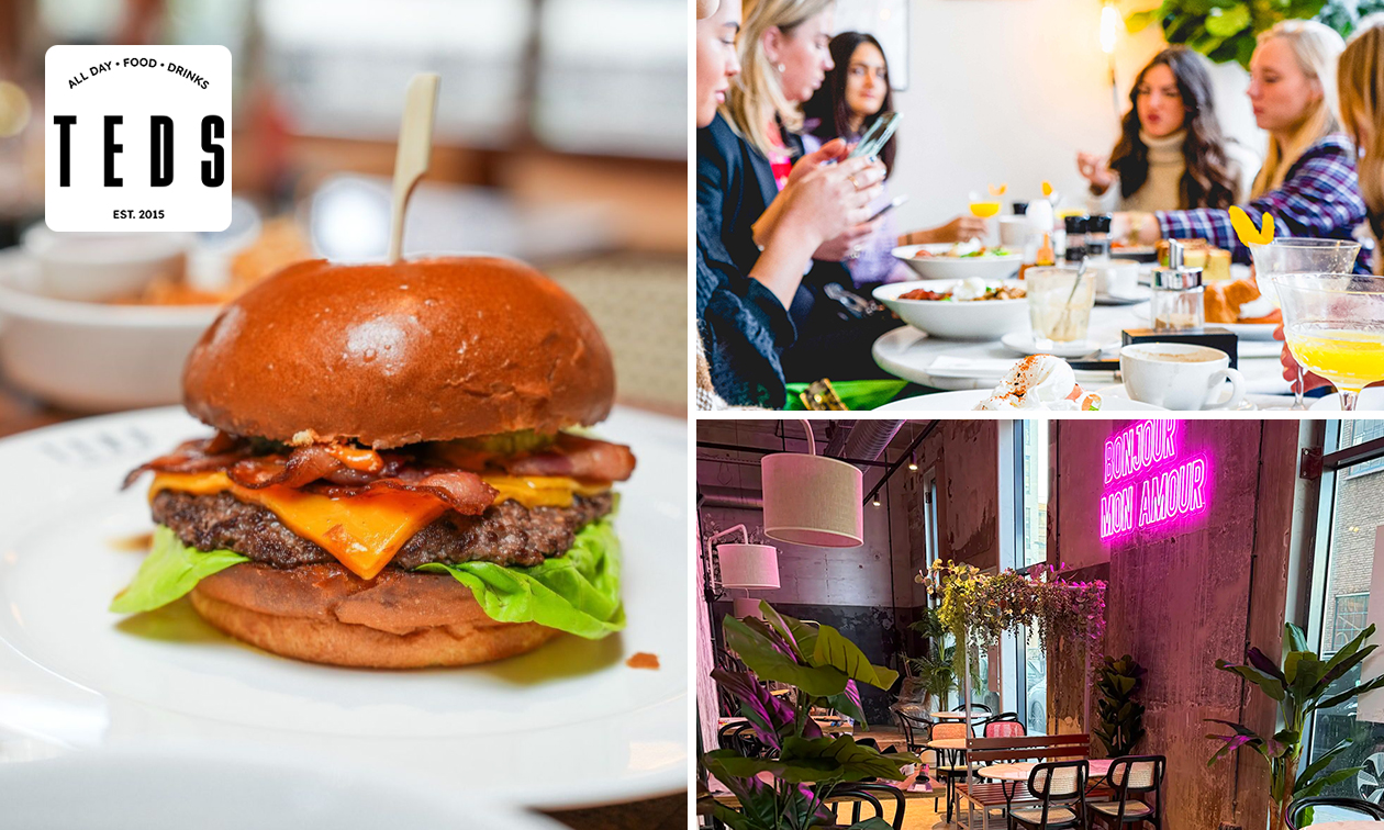 Burger naar keuze + friet bij Teds Eindhoven Strijp-S