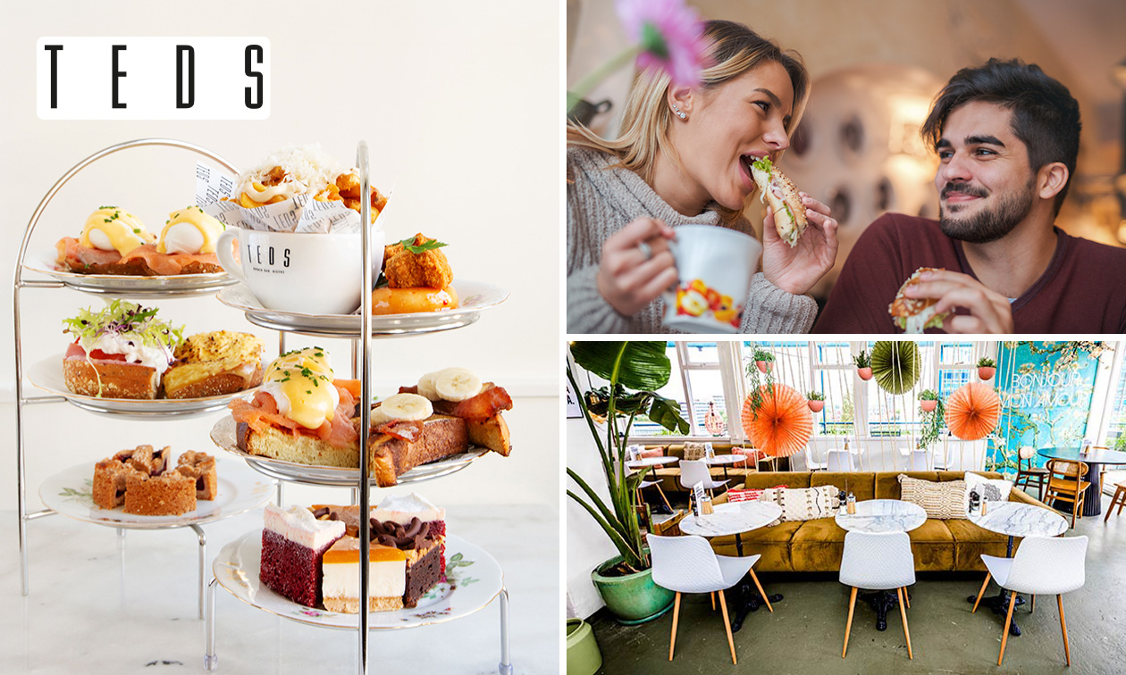 High tea (1,5 uur), shared brunch of ontbijt bij Teds
