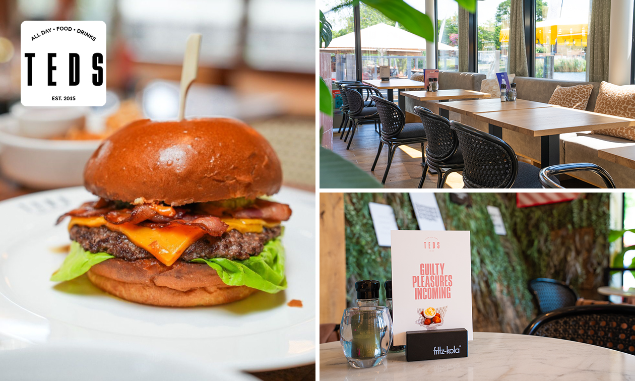 Burger naar keuze + friet bij Teds Tilburg