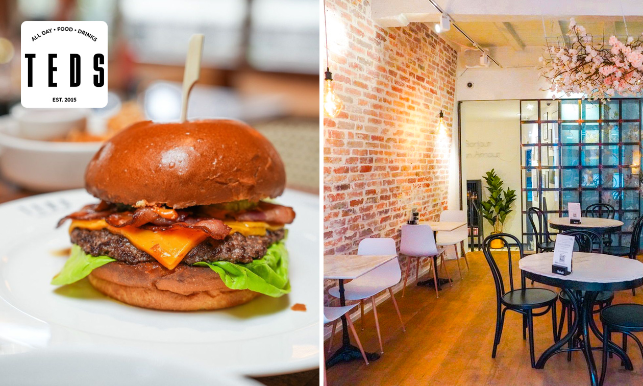 Burger naar keuze + friet bij Teds Utrecht Stadhuisplein