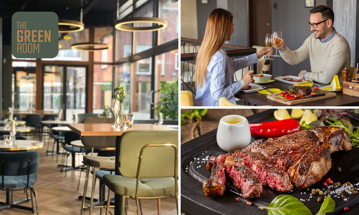 3-gangendiner met vrije keuze van de kaart + amuse bij The Green Room