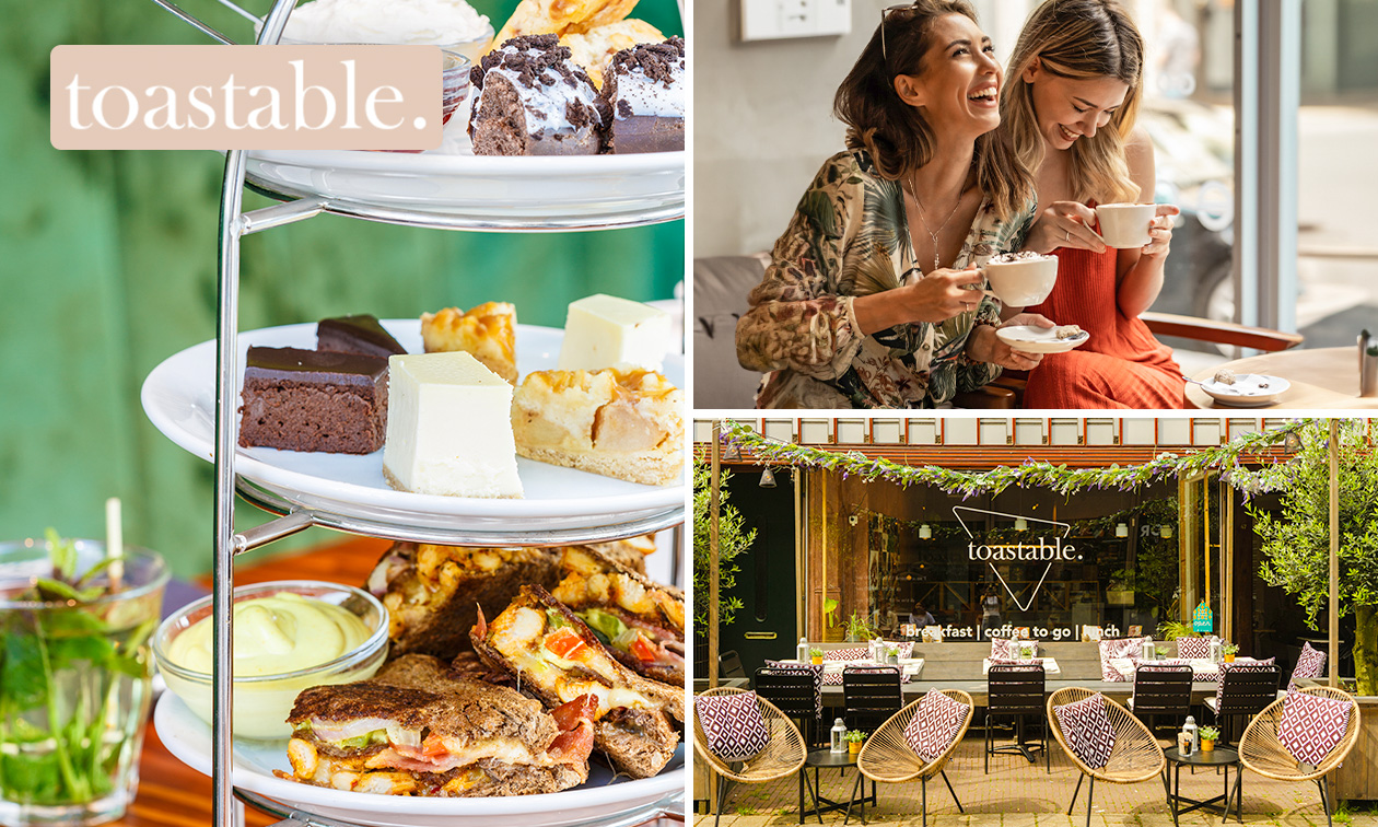 High tea (1,5 uur) bij Toastable Koningstraat