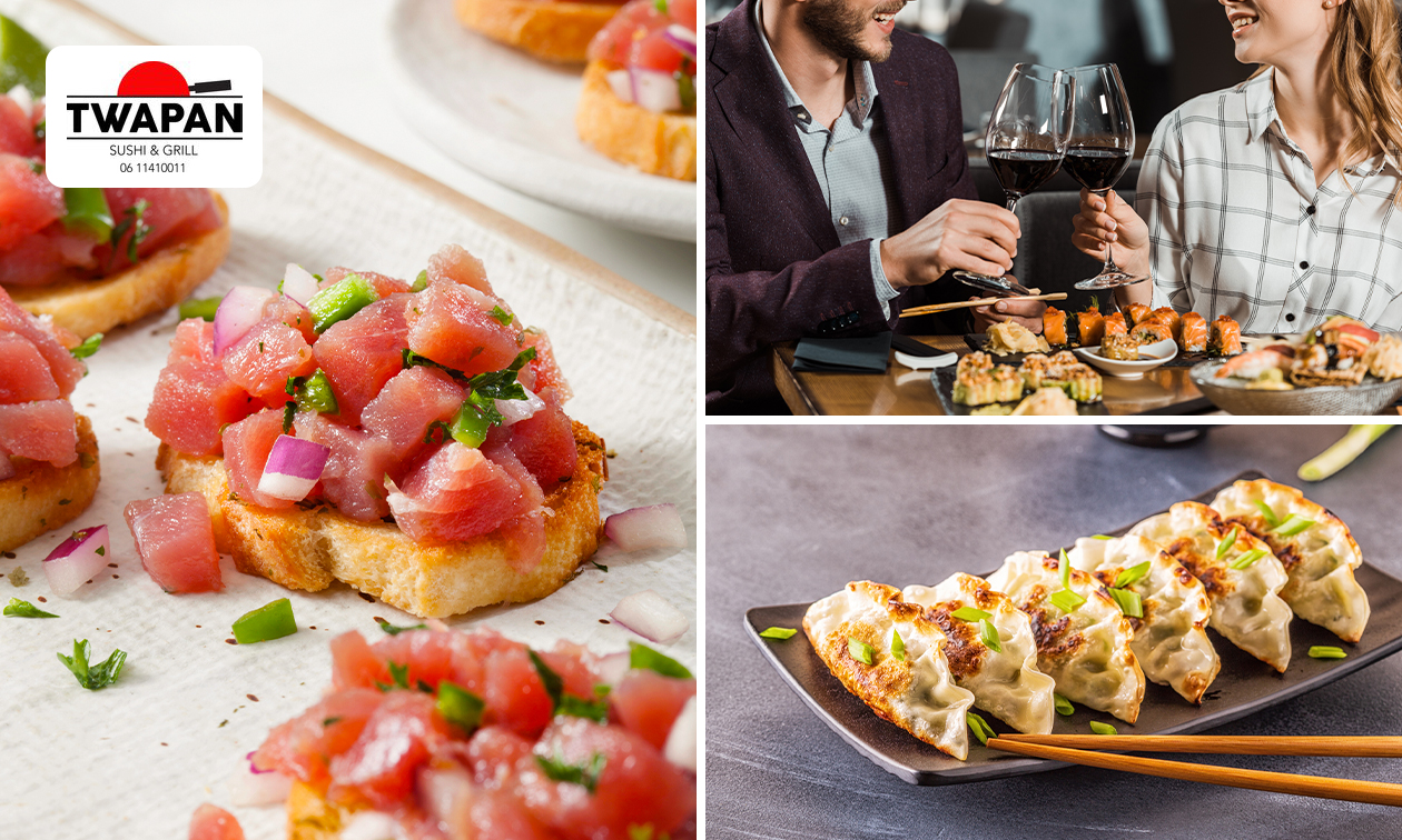 5-gangen proeverijdiner van de chef bij Twapan