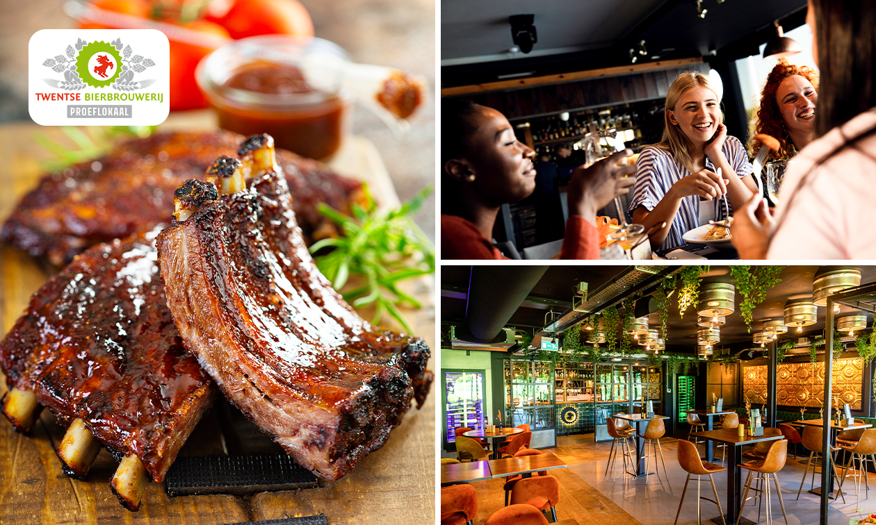 All-You-Can-Eat spareribs bij Twentse Bierbrouwerij Proeflokaal