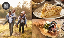 Wandelarrangement + borrelplank bij UNIEK