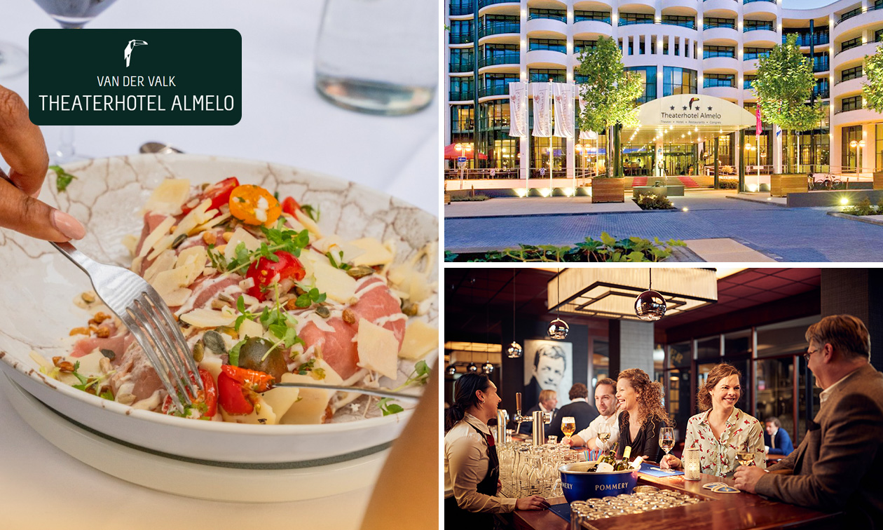 2-gangenlunch à la carte bij Van der Valk Theaterhotel in hartje Almelo