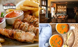 3-gangen keuzediner bij Villa Erica